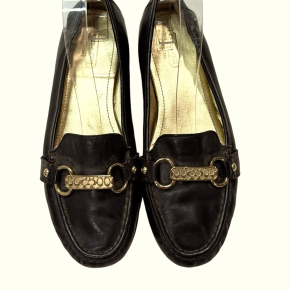 Coach Eileen brown leather Loafers Horsebit Buckle Slip On Shoes Womens Size 6.5 - Picture 9 of 9